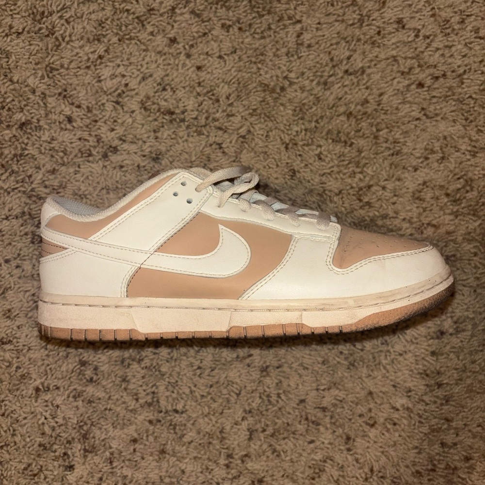 Nike Cream and Neon Sneakers